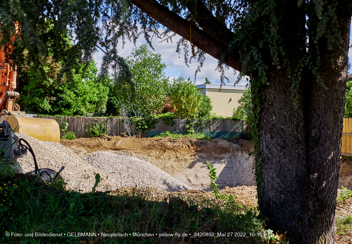 27.05.2022 - Baugrube an der Niederalmstraße 16